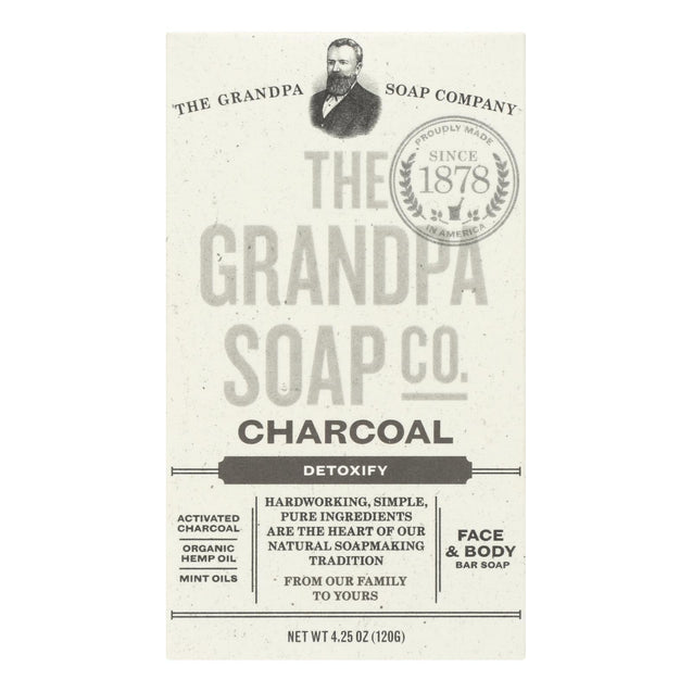 Grandpa Soap Soap - Charcoal - 4.25 Oz - RubertOrganics