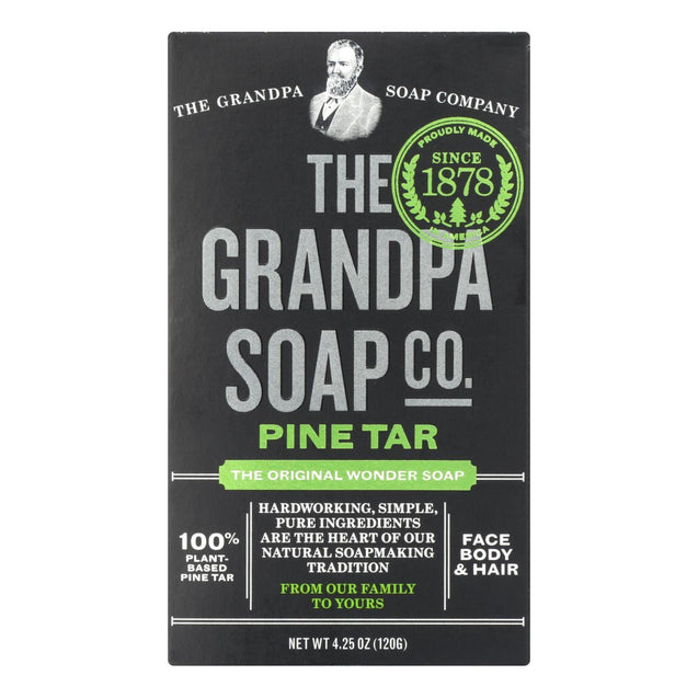 Grandpa's Pine Tar Bar Soap - 4.25 Oz - RubertOrganics