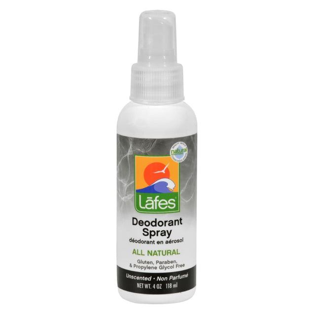 Lafe's Natural Body Care Deodorant Spray With Aloe - 4 Fl Oz - RubertOrganics