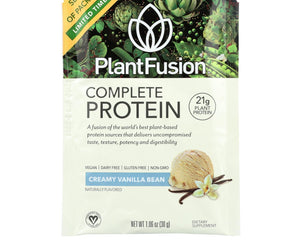 Plantfusion - Complete Protein - Vanilla Packets - Case Of 12 - 30 Grams - RubertOrganics