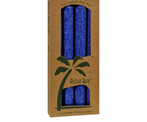 Aloha Bay - Palm Tapers - Royal Blue - 4 Candles - RubertOrganics