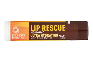 Desert Essence - Lip Rescue With Shea Butter - 0.15 Oz - Case Of 24 - RubertOrganics