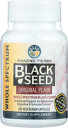 AMAZING HERBS: BLACK SEED ORIGINAL PLAIN, 100 CP - RubertOrganics