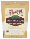 BOB’S RED MILL: ORGANIC DARK RYE FLOUR, 20 OZ - RubertOrganics