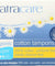 NATRACARE: SUPER NON-APPLICATOR ORGANIC COTTON TAMPONS, 10 PC - RubertOrganics