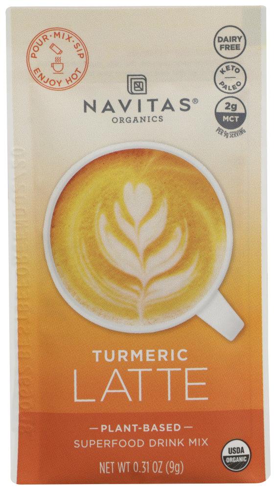 NAVITAS ORGANIC: TURMERIC LATTE, 0.31 OZ - RubertOrganics