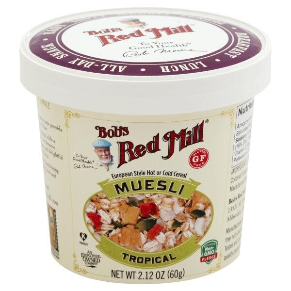Bob's Red Mill Muesli Cup - Gluten Free - Case Of 12 - 2.12 Oz. - RubertOrganics