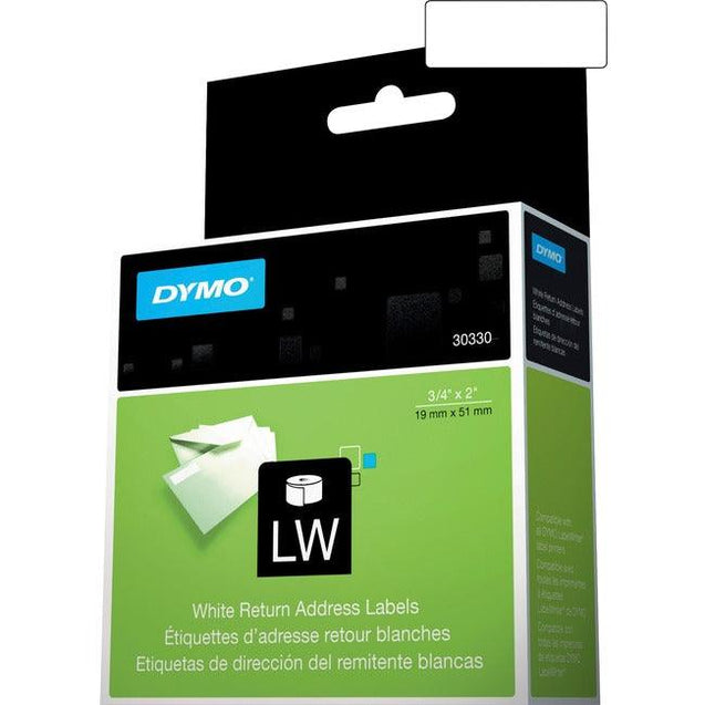 Dymo LW Return Address Labels 3-4" x 2" - RubertOrganics