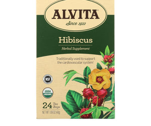 Alvita - Tea Og1 Hibiscus - Ea Of 1-24 Bag - RubertOrganics