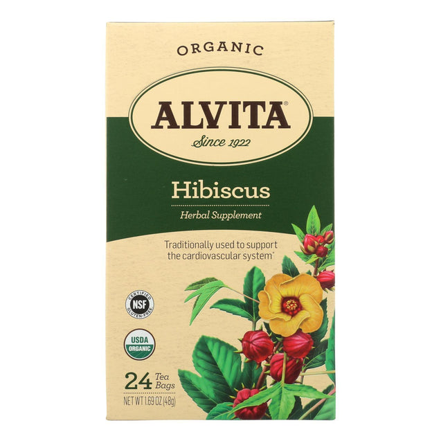 Alvita - Tea Og1 Hibiscus - Ea Of 1-24 Bag - RubertOrganics