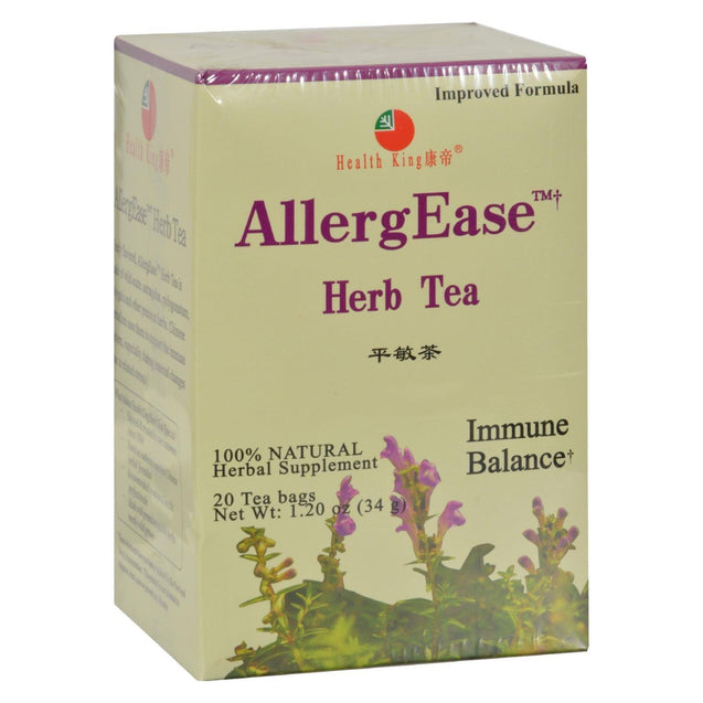 Health King Allergease Herb Tea - 20 Tea Bags - RubertOrganics