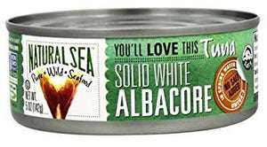 Natural Sea Wild Albacore Tuna - With Sea Salt - 5 Oz. - RubertOrganics