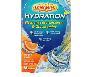 Emergen-c Electrolyte Replenishment & Glucosamine Sports Drink Mix - 1 Each - 18 Pkt - RubertOrganics