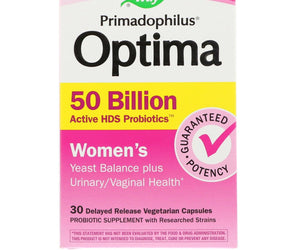 Nature's Way Primadophilus Optima - Womens - 50 Billion - 30 Vegetarian Capsules - RubertOrganics