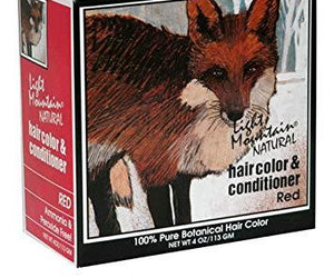 Light Mountain Organic Hair Color And Conditioner - Red - 4 Oz - RubertOrganics