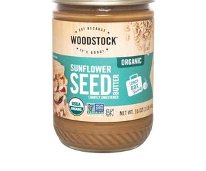Woodstock Organic Sunflower Seed Butter - Lightly Sweetened - 16oz.