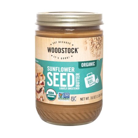 Woodstock Organic Sunflower Seed Butter - Lightly Sweetened - 16oz.