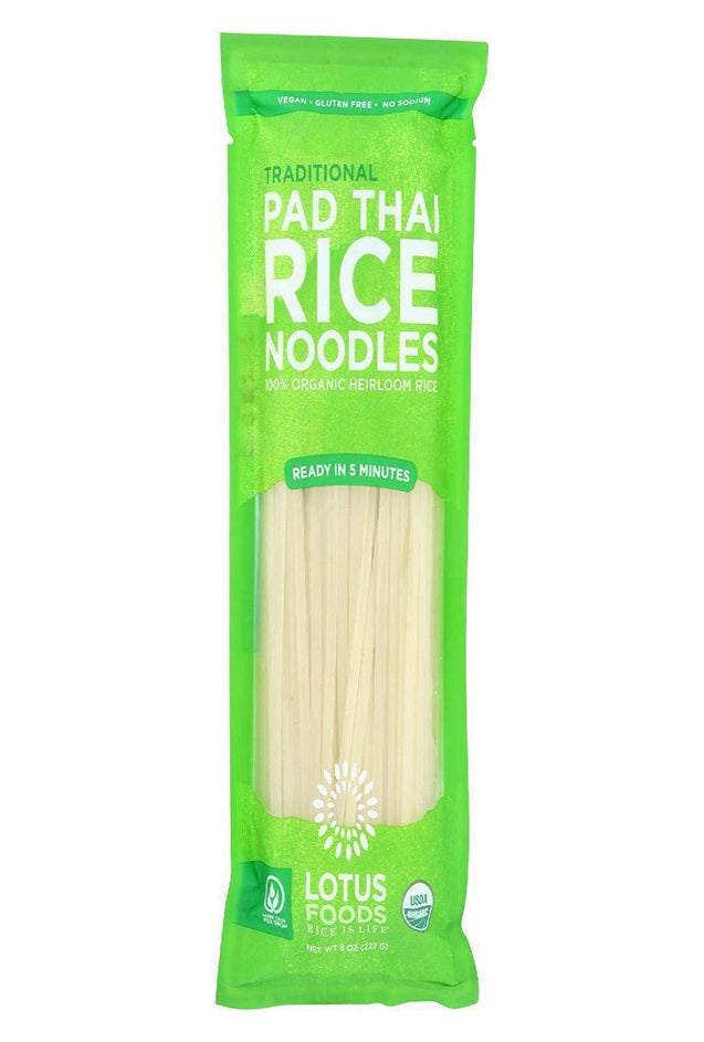 Lotus Foods Noodles - Organic - Brown Rice Pad Thai - Case Of 8 - 8 Oz - RubertOrganics