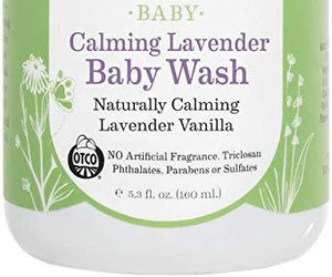 Earth Mama Baby Wash Calming Lavender - Case Of 5.3 - 5.3 Fl Oz. - RubertOrganics