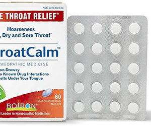 Boiron Throatcalm - 60 Tab - RubertOrganics