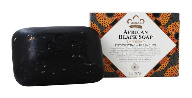 Nubian Heritage Bar Soap African Black - 5 Oz - RubertOrganics
