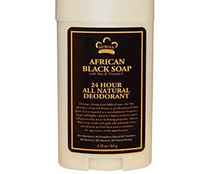 Nubian Heritage Deodorant - All Natural - 24 Hour - African Black Soap - 2.25 Oz - 1 Each - RubertOrganics