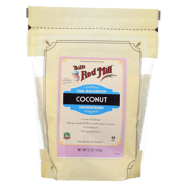 Bob's Red Mill - Coconut Fine Macaroon - Case Of 4-12 Oz - RubertOrganics