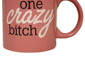 Attitude Mug One Crazy Bitch - RubertOrganics