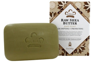 Nubian Raw Shea Butter Soap with Soy Milk - Frankincense-&-Myrrh - RubertOrganics