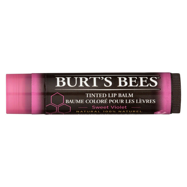 Burts Bees Lip Balm - Tint - Sweet Violet - Case Of 2 - .15 Oz - RubertOrganics