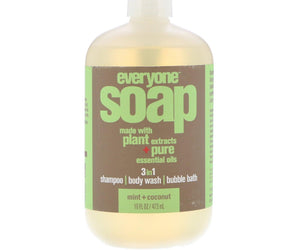 Everyone Soap - 3 In 1 - Citrus - Mint - 16 Fl Oz - RubertOrganics