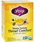 Yogi Throat Comfort Herbal Tea Caffeine Free Honey Lemon - 16 Tea Bags - Case Of 6