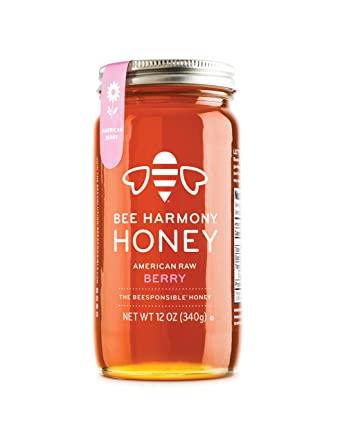 Bee Harmony - Honey - American Raw Wildflower - Case Of 6-12 Oz. - RubertOrganics