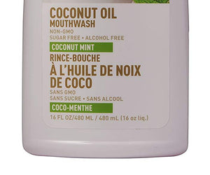 Desert Essence Coconut Oil Mouthwash - Coconut Mint - 16 Fl Oz - RubertOrganics