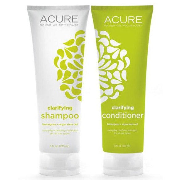 Acure Clarifying Shampoo and Conditioner Set - RubertOrganics