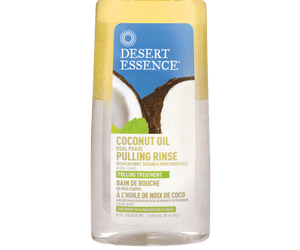 Desert Essence Pulling Rinse With Coconut Sesame And Sunflower Oils - 8 Fl Oz - RubertOrganics