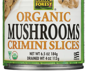 Native Forest: Organic Mushrooms Crimini Slices, 4 Oz