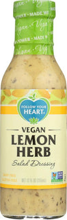 Follow Your Heart: Vegan Lemon Herb Salad Dressing, 12 Oz - RubertOrganics