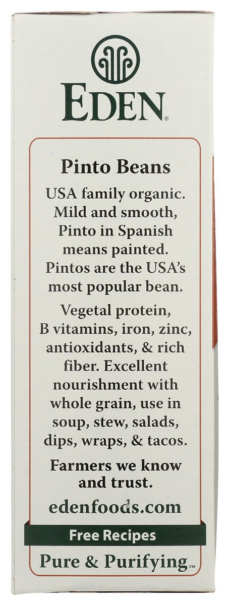 Eden Foods: Organic Pinto Beans, 16 Oz