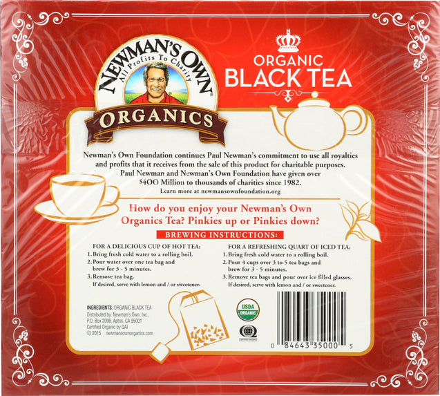 Newmans Own Organics: Tea Black Royal, 7.1 Oz