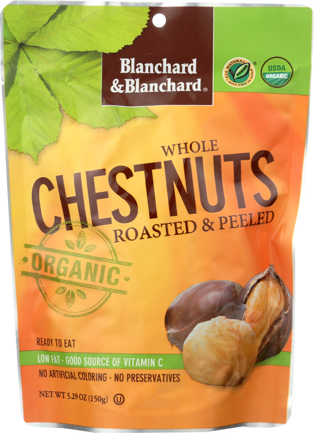 Blanchard & Blanchard: Organic Whole Chestnuts Roasted & Peeled, 5.29 Oz