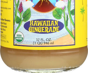 Big Island Organics: Organic Juice Hawaiian Gingerade, 32 Oz