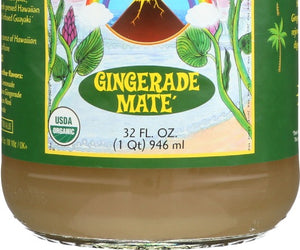 Big Island Organics: Organic Juice Gingerade Mate, 32 Oz