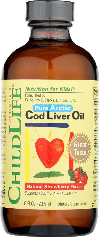 Child Life: Pure Arctic Cod Liver Oil, 8 Fl Oz - RubertOrganics
