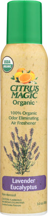 Citrus Magic: Air Freshener Lavender Eucalyptus Organic, 3.5 Oz