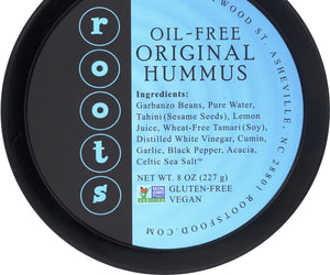 Roots Hummus: Oil-free Original Hummus, 8 Oz
