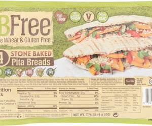 Bfree: Stone Baked Pita Breads, 7.76 Oz - RubertOrganics