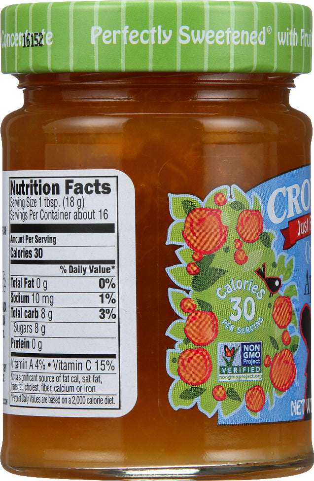 Crofters: Fruit Spread Apricot Organic, 10 Oz