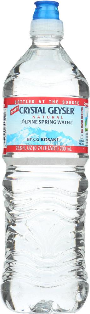 Crystal Geyser: Natural Alpine Spring Water Sport Cap, 700 Ml - RubertOrganics