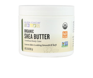 Aura Cacia: Shea Butter Unrefined Organic, 3.25 Oz
